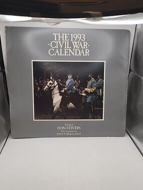 1993 Lang Civil War Calender Paintings by Don Stivers